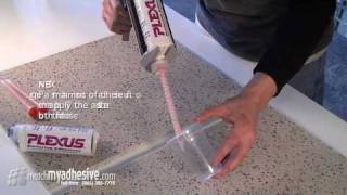 Seaming Solid Surface with Plexus Adhesive [upl. by Aicilra]