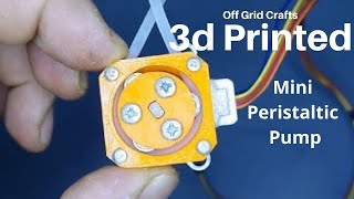 3D Printed Mini Peristaltic Pump [upl. by Acired]