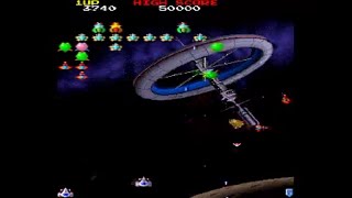 Galaga 88  Arcade  Video Game Sequels Namco 1988 [upl. by Alolomo]