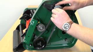 Qualcast CEM30 How to change the cylinder drive belt [upl. by Roxine]