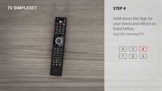 Universal Remote Control – URC 7980 Smart Control  how to setup by SimpleSet [upl. by Schnapp]