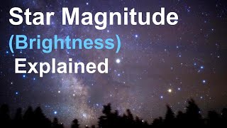 Star Magnitude Brightness Explained [upl. by Ula702]