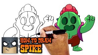 How to Draw Brawl Stars  Spike [upl. by Acemahs]