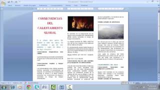 ¿COMO CREAR UN TRIPTICO EN WORD [upl. by Jezabelle]