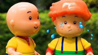 Funny Animated cartoons Kids  Leos Birthday  Caillou Stop Motion [upl. by Delaney]