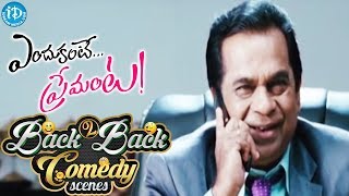 Endukante Premanta Movie Back to Back Comedy Scenes  Raghu Babu Krishna Bhagavan [upl. by Aihtnic]