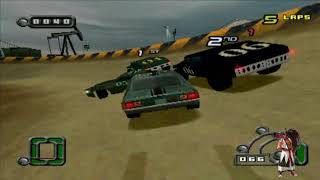 Destruction Derby Raw  PS1 HD [upl. by Rabjohn]