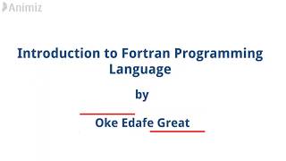 Intro to Fortran part 1 [upl. by Pollerd]