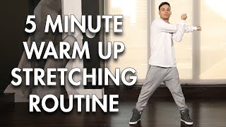 5 minute Warm up  Stretching Routine Dance Tutorial  MihranTV [upl. by Godart]