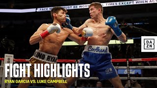 HIGHLIGHTS  Ryan Garcia vs Luke Campbell [upl. by Hessler]