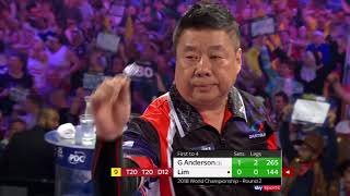 PDC REWIND  Paul Lims ninedarter attempt  2018 William Hill World Championship [upl. by Nahtanoy]