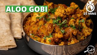 Tasty Aloo Gobi Recipe  Homestyle Cauliflower and Potato Fry  Cookd [upl. by Everest]