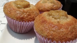 Cozinha Rápida  Muffin de Banana [upl. by Karalynn181]