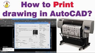 How to Print drawing in AutoCAD [upl. by Teplica]