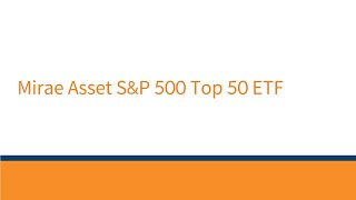 Invest in Mirae Asset SampP 500 Top 50 ETF [upl. by Lattimer]