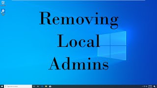 How to REMOVE Local Administrator Accounts [upl. by Suinotna]