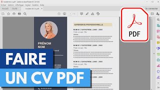 Comment Faire ou Convertir un CV en PDF  Simple et Rapide [upl. by Holden262]