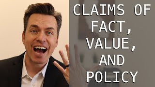 Claims of Fact Value and Policy  COMMUNICATION STUDIES [upl. by Linskey917]