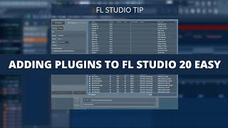 How To ADD Plugins In FL Studio 20 [upl. by Arocat770]