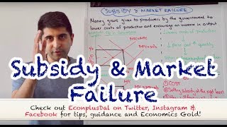 Y1 30 Subsidy and Market Failure [upl. by Ayote]