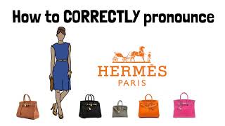 How to pronounce Hermes Hermès correctly  English Speaking Practice [upl. by Hayarahs]