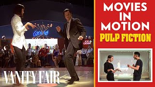 Choreographers Break Down the Pulp Fiction Dance Scene  Movies in Motion  Vanity Fair [upl. by Dnyletak]