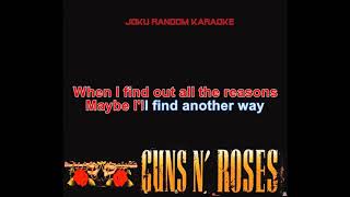 Guns N Roses  Estranged Karaoke [upl. by Artair33]