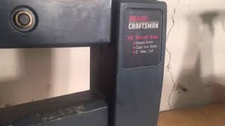 SOLD Sears Craftsman Scroll Saw [upl. by Liana]