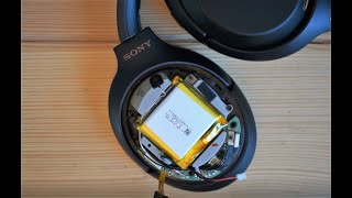 Sony WH1000XM3 Battery Troubleshooting Repair or Replacement Walkthrough  Teardown and Fix [upl. by Nazler246]