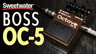 BOSS OC5 Octave Pedal Demo [upl. by Mckale801]