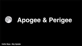 Lunar Apogee and Perigee [upl. by Eicart]