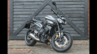 2023 Triumph Street Triple 765 R in Silver Ice [upl. by Kreager632]