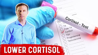 How To LOWER Cortisol Levels – Dr Berg [upl. by Gapin578]