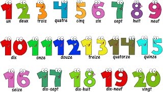 French Lesson  NUMBERS 120  Compter jusquà 20  Learn French [upl. by Broderick]