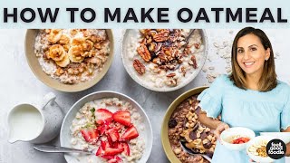 How to Make Oatmeal  Stovetop amp Microwave [upl. by Anglo]