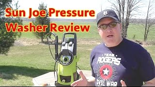 Sun Joe Electric Pressure Washer Demonstration amp Review [upl. by Eyla]