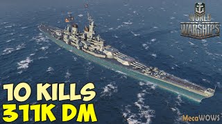 World of WarShips  Missouri  10 KILLS  311K Damage  Replay Gameplay 4K 60 fps [upl. by Nya522]