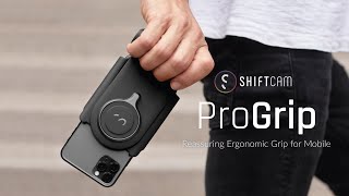 ShiftCam ProGrip A Reassuring Ergonomic Battery Grip for Mobile Phones [upl. by Sacttler]