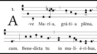 Ave Maria  Gregorian Chant [upl. by Ynad]