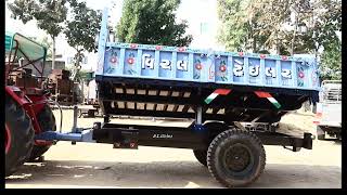 Three said tipping trolley viral trailer visnagar [upl. by Aihsatsan365]