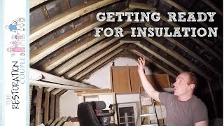 HOW DO YOU FIT ENOUGH INSULATION IN AN OLD ROOF [upl. by Hsak]