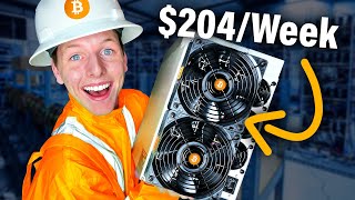 I Bought My First Bitcoin Miner [upl. by Aisad430]