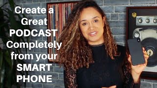 🎙📱 How to Start a Podcast on Your Phone  Anchor Spotify Podcast Tutorial [upl. by Sacram832]