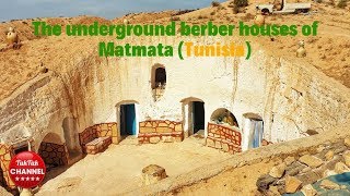 The underground berber troglodyte houses of Matmata Tunisia [upl. by Nynnahs]