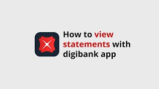 DBS digibank app – How to view eStatements [upl. by Geraud20]