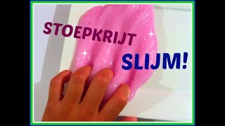 SLIJM maken met STOEPKRIJT 😄 [upl. by Mattheus]