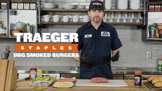 How to Grill Burgers with Matt Pittman from Meat Church BBQ  Traeger Staples [upl. by Konopka]