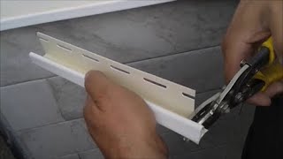 How to Install Vinyl Siding J Channels in Corners Tricky Situation [upl. by Luahs]