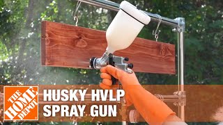 HVLP Paint Spray Gun  The Home Depot [upl. by Coombs809]