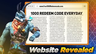 Free Redeem Code Website Revealed 🔥🤘 [upl. by Carbrey999]